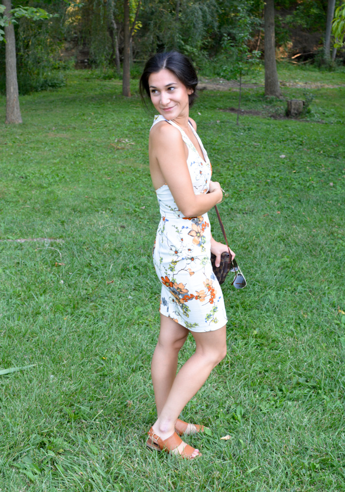 White Floral Summertime Dress2