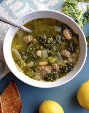 sausage kale and white bean soup