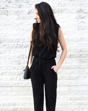 black jump suit date night